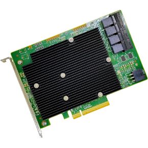 16 Port HBA Card SAS Controller PCI-E 12Gbps Host Bus Adapter 9300-16I IT Mode ZFS FreeNAS unRAID JBOD + 4 * 3.3FT 8643 SAS to SATA Cable