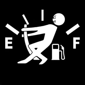 YOUNGFLY Car Fuel Tank Cap Stickers Decal Vinyl Stickers Funny Signs Decal Black