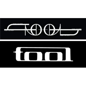 02 Pack Tool Decal for Car Trucks Music Instruments Rock Band Sticker for Laptops Windows Cars Decals etc |White|