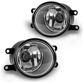 Fog Lights Lamps Replacement for 2007-2009 Toyota Camry Fog Light Assembly Compatible with H11 Halogen Bulbs, Switch and Wiring Kit