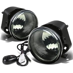 DNA MOTORING FL-300C05-CH Front Bumper Fog Light Driver & Passenger Side [Compatible with 05-10 300/08-09 Caliber]