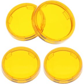 Turn Signal Lens Bullet Turn Signal Lenses Covers Compatible for Harley Touring Softail Dyna Sportster Street Glide Road King 1997-2021,4pcs (amber) in Kuwait