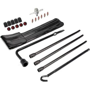 Compatible with Spare Tire Tool Kit with Spare Tire Jack Handle and Wheel Lug Wrench 2003-2018 Dodge Ram 1500 and 2019 Ram 1500 Classic