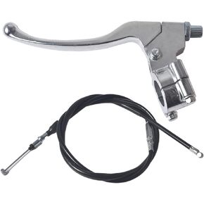 22mm Left Brake Clutch Handle Lever 155cm Cable for Coleman CT100U CC100X 98cc 3HP for Motovox MBX10 MBX11 Monster Moto Powersport Mini Bike Parts