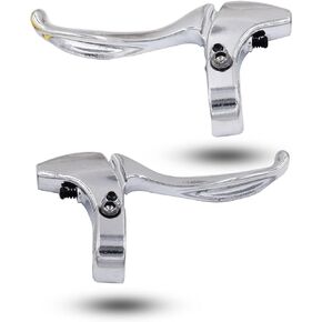 أذرع فرامل الدراجة Y&TREFEN 0.87 بوصة (22.2 مم) من سبائك الألومنيوم لدراجة المدينة للبالغين مقاس 16 بوصة - 28 بوصة، فضي، زوج واحد، TL332 in Kuwait