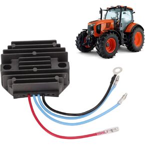 Voltage Regulator, Tractor Voltage Rectifier, 66611‑55250 Compatible with Kubota Tractor B4200, B5100, B6000, B7100 Rs1104 J5000