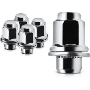 A-Premium M12-1.50 Wheel Lug Nuts Compatible with Toyota Camry RAV4 Prius Corolla Chrysler Sebring Lexus RX330 RX350 RX400h Front or Rear 5-PC Set