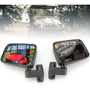 Pair L+R Side View Mirror Replacement for Hisun UTV 400 500 700 800,Massimo 500 700,Coleman 500 700,Axis 500 700,CFMOTO,Uforce 550,Uforce 800,Zforce 500 800 1000（without mounting hardware）