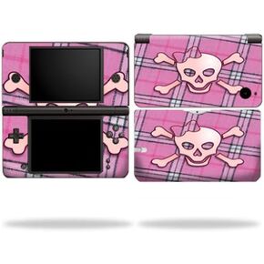 MightySkins Skin Compatible with Nintendo DSi XL wrap Sticker Skins Pink Bow Skull