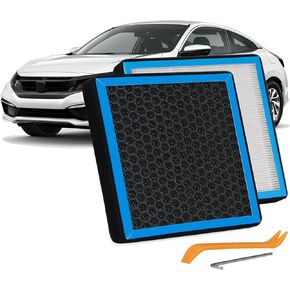 CAF1873P(CF11182) Cabin Air Filter With Activated Carbon Fit for Honda ACCORD,CR-V,CRV,Civic,Odyssey,Clarity,Fit,HR-V HRV,Insight and Acura RDX,TLX,INTEGRA 2016-2020 2021 2022 2023 2024