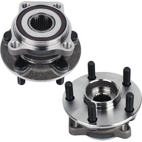 513303 2pcs Front Wheel Bearing and Hub Assembly Compatible with 2008-2014 Subaru Forester Impreza 2013-2014 XV Crosstrek 2005-2014 Subaru Outback Legacy, 5 Lug Bolts w/ABS