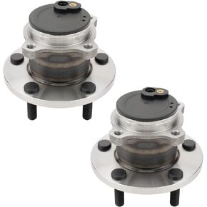 PHILTOP 512347 Rear Wheel Hub Bearing Assembly for Ma2da 3 2004-2013, 5 2006-2010, 5 2012-2015, Wheel Bearing 5 Lugs 2PCS