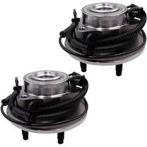 515078 Set of 2 Front Wheel Hub Bearing Assembly Compatible with Ford Explorer 2006-2010, Ford Explorer Sport Trac 2007-2010, Mercury Mountaineer, 5 Lugs W/ABS