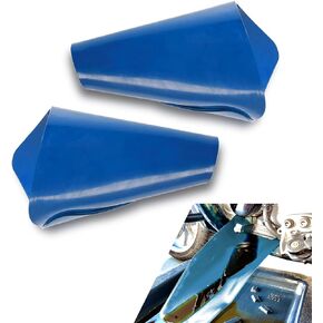 2 PCS Car Draining Auxiliary Tools, 14.5In x 6.69In Flexible Durable Foldable Vehicle Oil Funnel Accessories, Universal Soft Waterproof Automotive Funnel Replacements for Truck SUV Car (Blue)