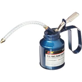 Performance Tool W241 Precision Steel Pump with Flexible Spout, Convenient 1/4 Pint Size for Easy Oil or Fluid Transfer