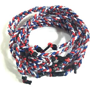 20" 3 Rope Tornado Sports Titanium Necklaces Package of 10 - Two different interfaces