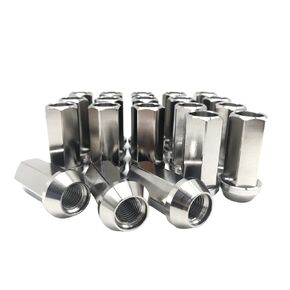RISON Titanium Lug Nuts 20 PCS Titanium Open End Lug Nuts M12x1.25mm Titanium Wheel Lug nut Burnt Blue Accessories Car Racing Nice Looking Ultra Light Lug Nuts