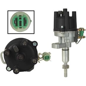 New Distributor Compatible With 1985 1986 1987 1988 1989 1990 Toyota 4Runner Celica Pickup 2.4 22REC, Replaces 19100-35180 TY45 D9032 84-755