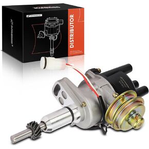 A-Premium Ignition Distributor with Cap and Rotor Compatible with Toyota Tacoma 1995-1997, 4Runner 1996, T100 1994-1997, 2.4L 2.7L
