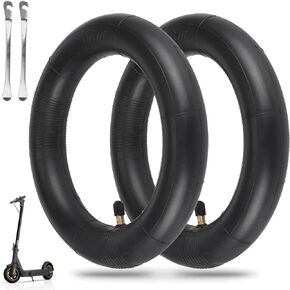 ulip (2-Pack) 60/70-6.5 Inner Tube Replacement Straight Vavle 10 Inch Scooter Tubes Tires for Ninebot Max G30 G30D G30LP and Other Scooters with 10 inch Wheels