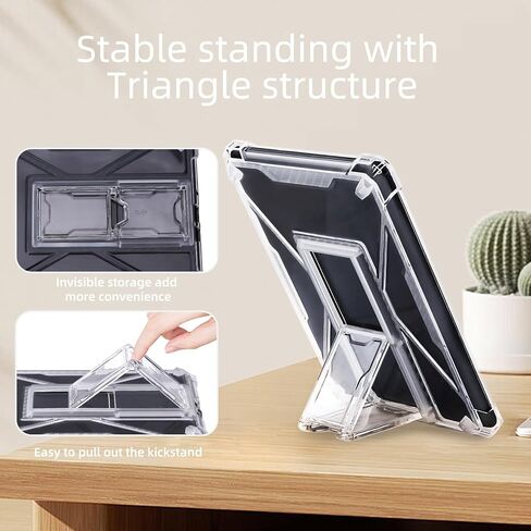 WALNEW Clear Stand Case for 6" Kindle Paperwhite Prior to 2018(Model No.EY21 or DP75SDI), Soft Transparent TPU Cover with Enhanced Corners for Old Generation Kindle Paperwhite Prior to 2018 in Saudi Arabia