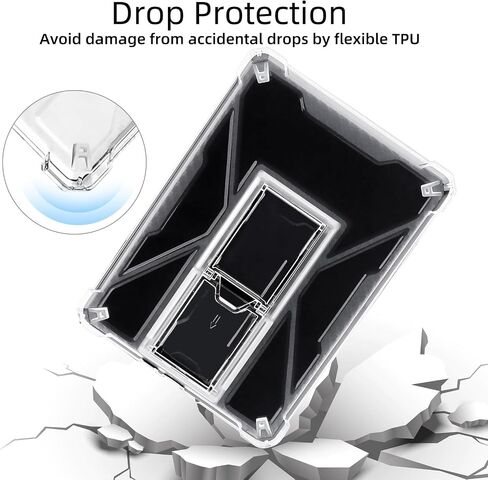 WALNEW Clear Stand Case for 6" Kindle Paperwhite Prior to 2018(Model No.EY21 or DP75SDI), Soft Transparent TPU Cover with Enhanced Corners for Old Generation Kindle Paperwhite Prior to 2018 in Saudi Arabia