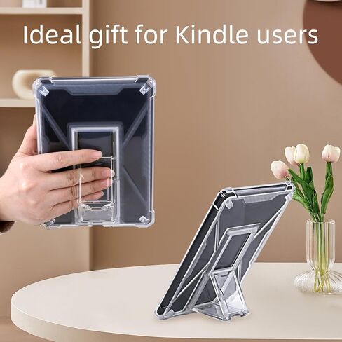 WALNEW Clear Stand Case for 6" Kindle Paperwhite Prior to 2018(Model No.EY21 or DP75SDI), Soft Transparent TPU Cover with Enhanced Corners for Old Generation Kindle Paperwhite Prior to 2018 in Saudi Arabia