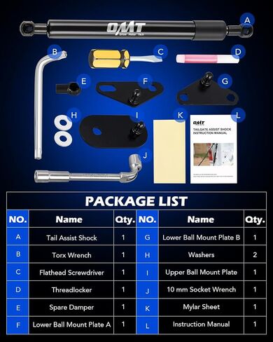 Orion Motor Tech Compatible with 15-23 F150 Tailgate Assist, Truck Tailgate Shock Compatible with 2015 2016 2017 2018 2019 2020 2021 2022 2023 Ford F-150 XL XLT Platinum Raptor King Ranch in Saudi Arabia
