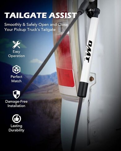 Orion Motor Tech Compatible with 15-23 F150 Tailgate Assist, Truck Tailgate Shock Compatible with 2015 2016 2017 2018 2019 2020 2021 2022 2023 Ford F-150 XL XLT Platinum Raptor King Ranch in Saudi Arabia