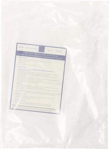 علاج الندبات السيليكون من Scar Fx، حجم الرقعة 4 × 8 بوصة، رقعة واحدة in Kuwait