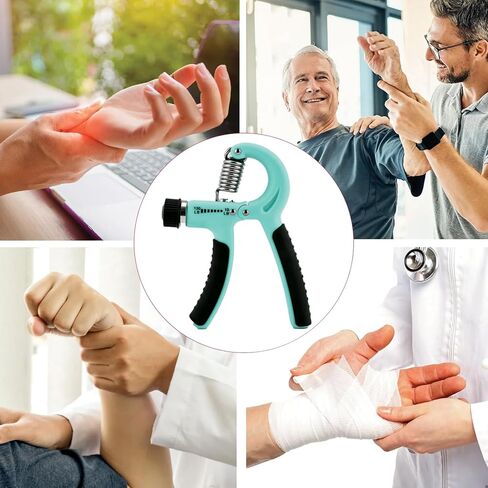 معزز قوة القبضة من EILISON، مقاومة قابلة للتعديل لتمرين الساعد 5-60 كجم، يستخدم لتمرين العضلات الرياضية وجهاز تدريب قوة القبضة للتعافي من الإصابات in Kuwait