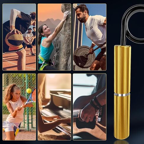 مدرب قوة القبضة 4 عبوات، مقوي قبضة اليد المعدنية 50 رطل - 200 رطل، تمرين رائع للمعصم والساعد، تمرين الساعد عالي التحمل غير قابل للانزلاق لبناء العضلات وإعادة تأهيل اليد in Kuwait