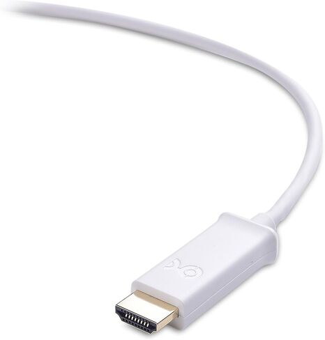 كابل مهم كابل USB C قصير إلى HDMI، يدعم 4K 60 هرتز (كابل USB-C إلى HDMI) باللون الأبيض 3.3 قدم - Thunderbolt 4 / USB4 متوافق مع iPhone 15 Pro Max Plus، MacBook Pro، Dell XPS 13، Surface Pro in Kuwait