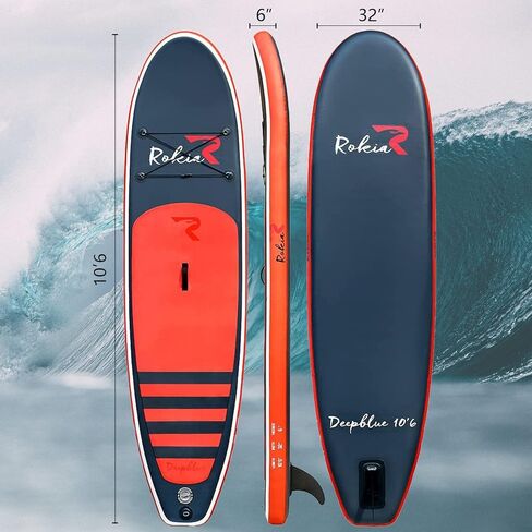 لوح التجديف SUP مقاس 10'6''×32''×6'' لوح تجديف قابل للنفخ للبالغين على الماء مع العائلة والأصدقاء in Kuwait