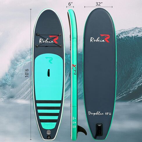 SUP Stand Up Paddle Board 10'6''×32''×6'' Inflatable Paddleboard for Adult on Water with Family and Friend in Saudi Arabia