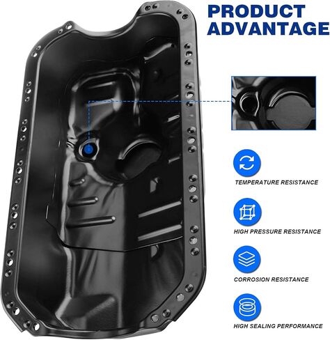 Engine Oil Pan and Drain Plug Replacement for Honda Civic 2001 2002 2003 2004 2005 L4 1.7L in Saudi Arabia