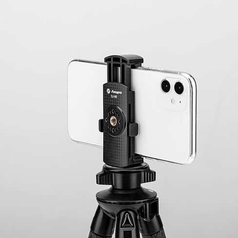 Fotopro حامل ثلاثي للهاتف 1/4 بوصة برغي أسود عالمي للهاتف الخلوي محول تثبيت لعصا Monopod Selfie Stick سطح المكتب حامل ثلاثي القوائم للفيديو صورة فوتوغرافية in Saudi Arabia