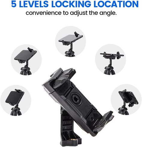 Fotopro حامل ثلاثي للهاتف 1/4 بوصة برغي أسود عالمي للهاتف الخلوي محول تثبيت لعصا Monopod Selfie Stick سطح المكتب حامل ثلاثي القوائم للفيديو صورة فوتوغرافية in Kuwait