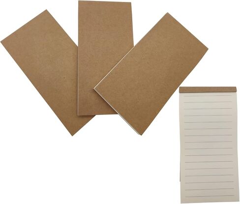 دفتر ملاحظات للجيب بحجم تكتيكي من To Do، 4 عبوات من دفتر الملاحظات العلوي مع ورق مبطن يوضع بشكل مسطح في الجيب، 50 صفحة لكل منها (2.8 بوصة × 5.6 بوصة) in Kuwait