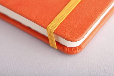 Rhodiarama Webbie Notebook, A6, Lined - Tangerine in Saudi Arabia