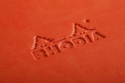 Rhodiarama Webbie Notebook, A6, Lined - Tangerine in Saudi Arabia