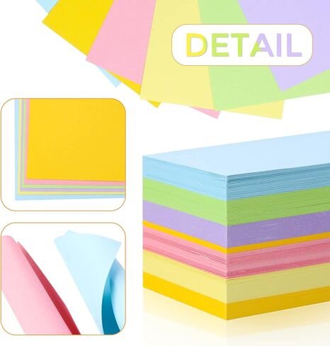 700 قطعة من بطاقات الفهرسة الفارغة مع 2 علبة بطاقات فهرس، وبطاقات فهرسة ملونة، وبطاقات ملاحظات، وبطاقات دراسة لبطاقات الفلاش للوازم المدرسية والمكتبية، 6 ألوان in Kuwait