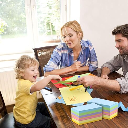 700 قطعة من بطاقات الفهرسة الفارغة مع 2 علبة بطاقات فهرس، وبطاقات فهرسة ملونة، وبطاقات ملاحظات، وبطاقات دراسة لبطاقات الفلاش للوازم المدرسية والمكتبية، 6 ألوان in Kuwait