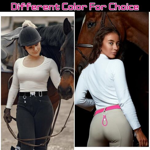 3 حزمه 1.5 بوصه مطاطا حزام الفروسية ركوب الخيل حزام جلد مفتاح حزام الفروسية مطاطا مع مشبك قليلا للنساء الرجال المؤخرات ركوب الخيل in Kuwait