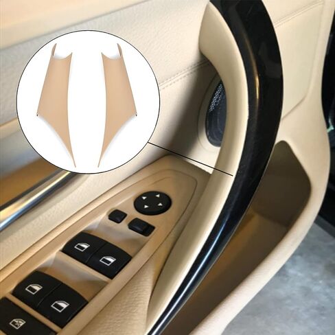 غطاء مقبض سحب داخلي أمامي وداخلي مناسب لسيارات BMW 320,328,330,335,M3 F30/F31/F34/F80 3 Series 2012-2018 و418,420,428,430,435,M4 F32/F33/F36/F82/F83 4 Series 2014-2017 in Saudi Arabia