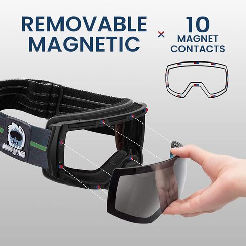 Jaeger Snow Goggles - Toric Lens w/Luminous Refractive & VMD System in Saudi Arabia