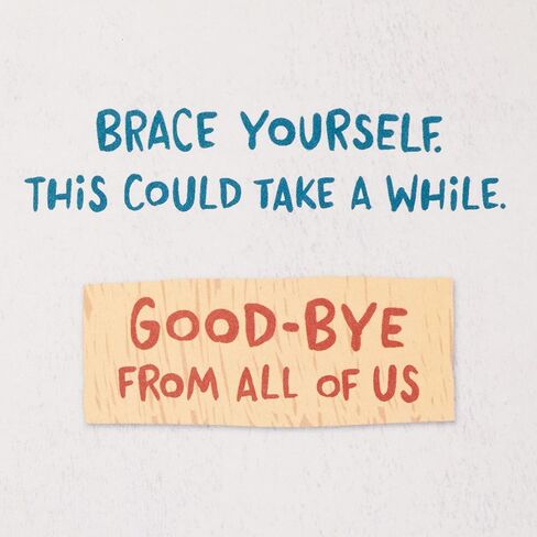 Hallmark Coworker Goodbye Card (Easy To Like) in Saudi Arabia