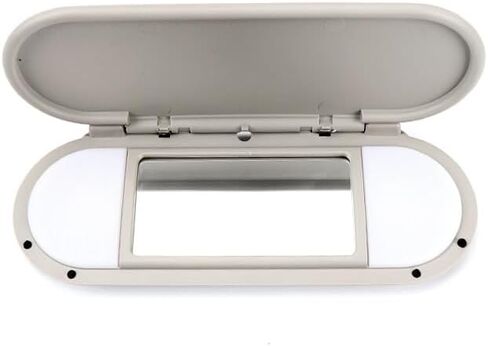 Sun Visor Vanity Mirror Cover Makeup for 2014-2022 BMW Mini Cooper Cooper S Clubman Hatchback Countryman F55 F56 F60 (Black) in Saudi Arabia