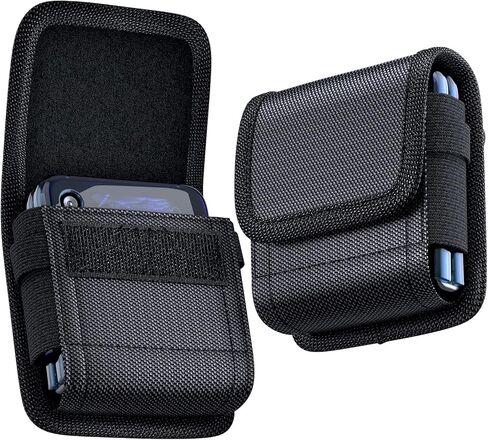 حافظة لهاتف Galaxy Z Flip، Flip 3، Flip 4، 5G، Motorola Razr، حافظة حامل حزام الهاتف الخلوي مع غطاء جراب بمشبك حزام (يناسب جميع هواتف Samsung Z Flip مع Spigen، حافظة Otterbox Commuter على) in Kuwait