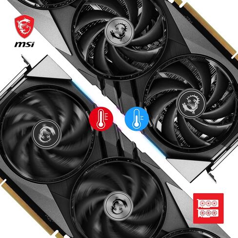 MSI GeForce RTX 4060 Ti Gaming X Slim 16G Graphics Card - NVIDIA RTX 4060 Ti, 16GB GDDR6 Memory, 18Gbps, PCIe 4.0, Twin Frozr 9, RGB, DLSS3 in Saudi Arabia